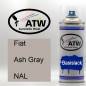 Preview: Fiat, Ash Gray, NAL: 400ml Sprühdose, von ATW Autoteile West.